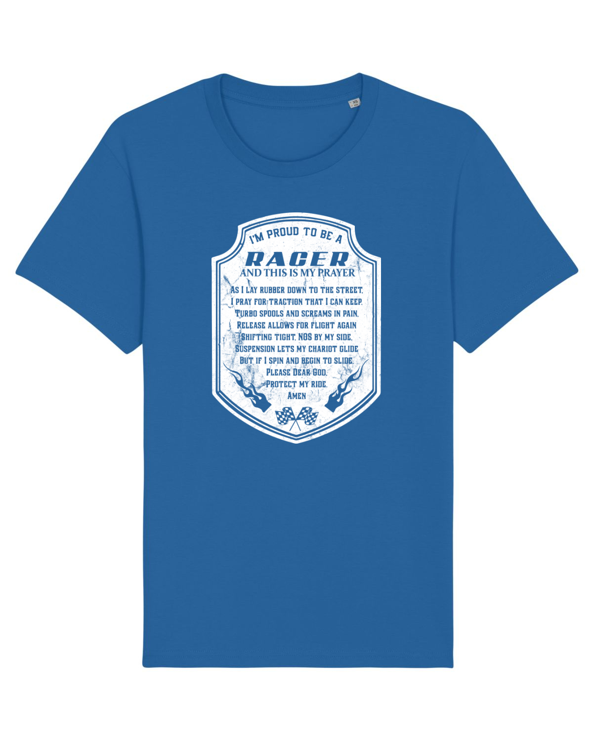 Tricou mânecă scurtă Unisex Rocker Royal Blue