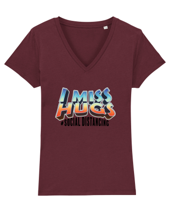 I miss hugs Burgundy