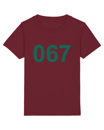 Player 067 Squid Game Burgundy
