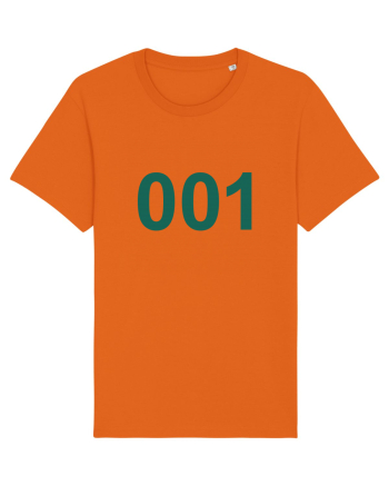 Player 001 Squid Game Bright Orange