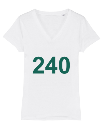 Player 240 Squid Game White