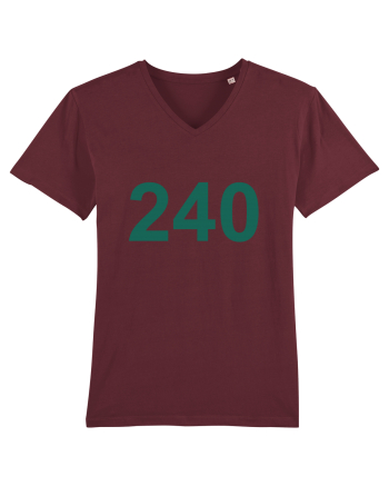 Player 240 Squid Game Burgundy