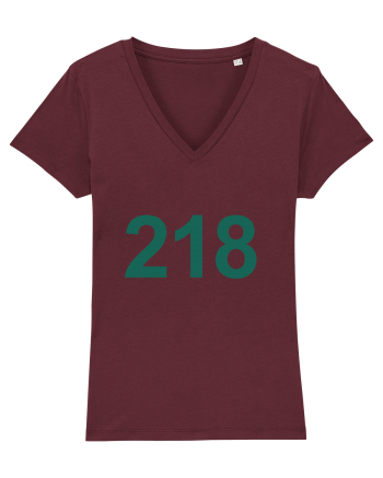 Player 218 Squid Game Burgundy