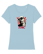thc Tricou mânecă scurtă guler larg fitted Damă Expresser
