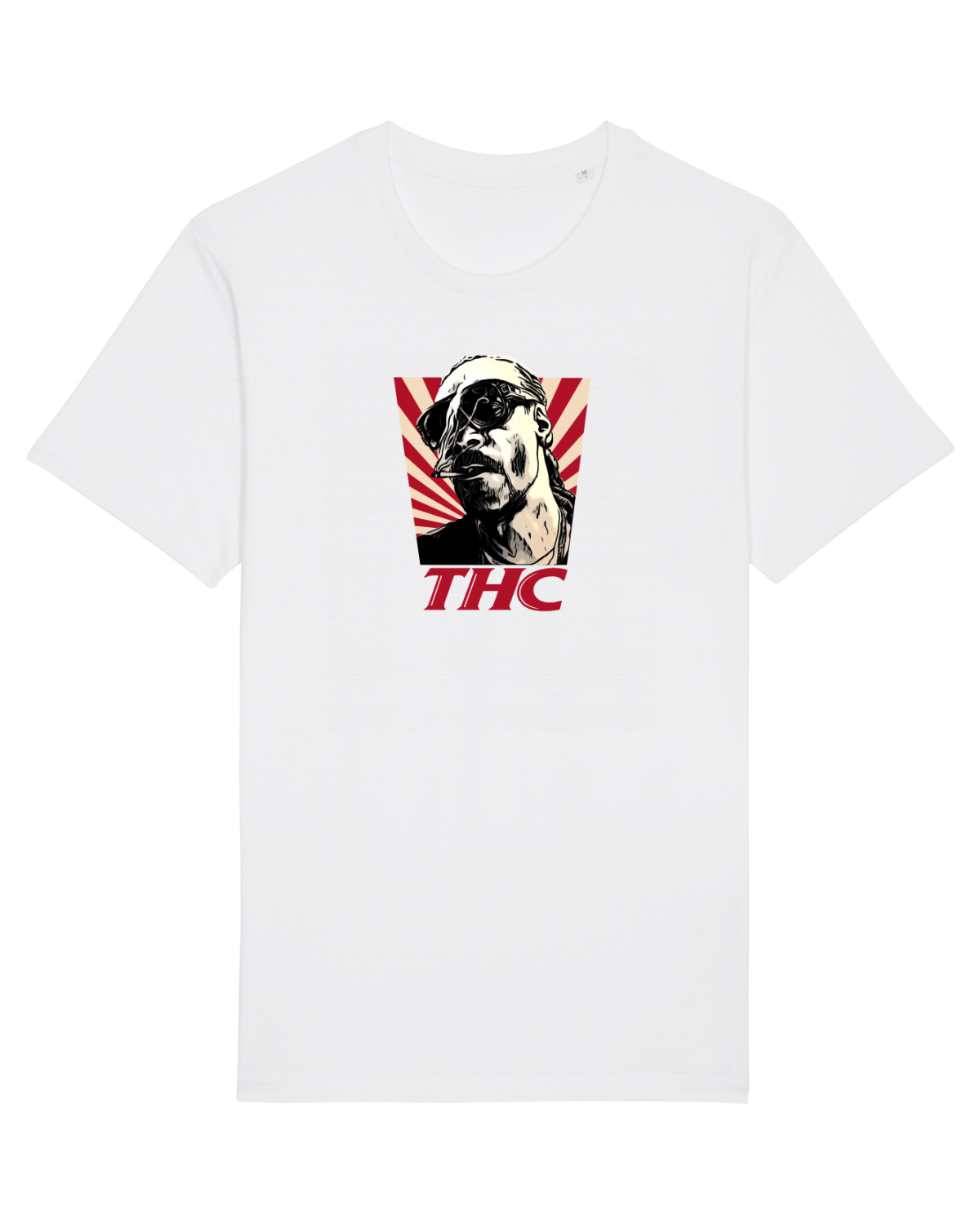 Tricou mânecă scurtă Unisex Rocker White