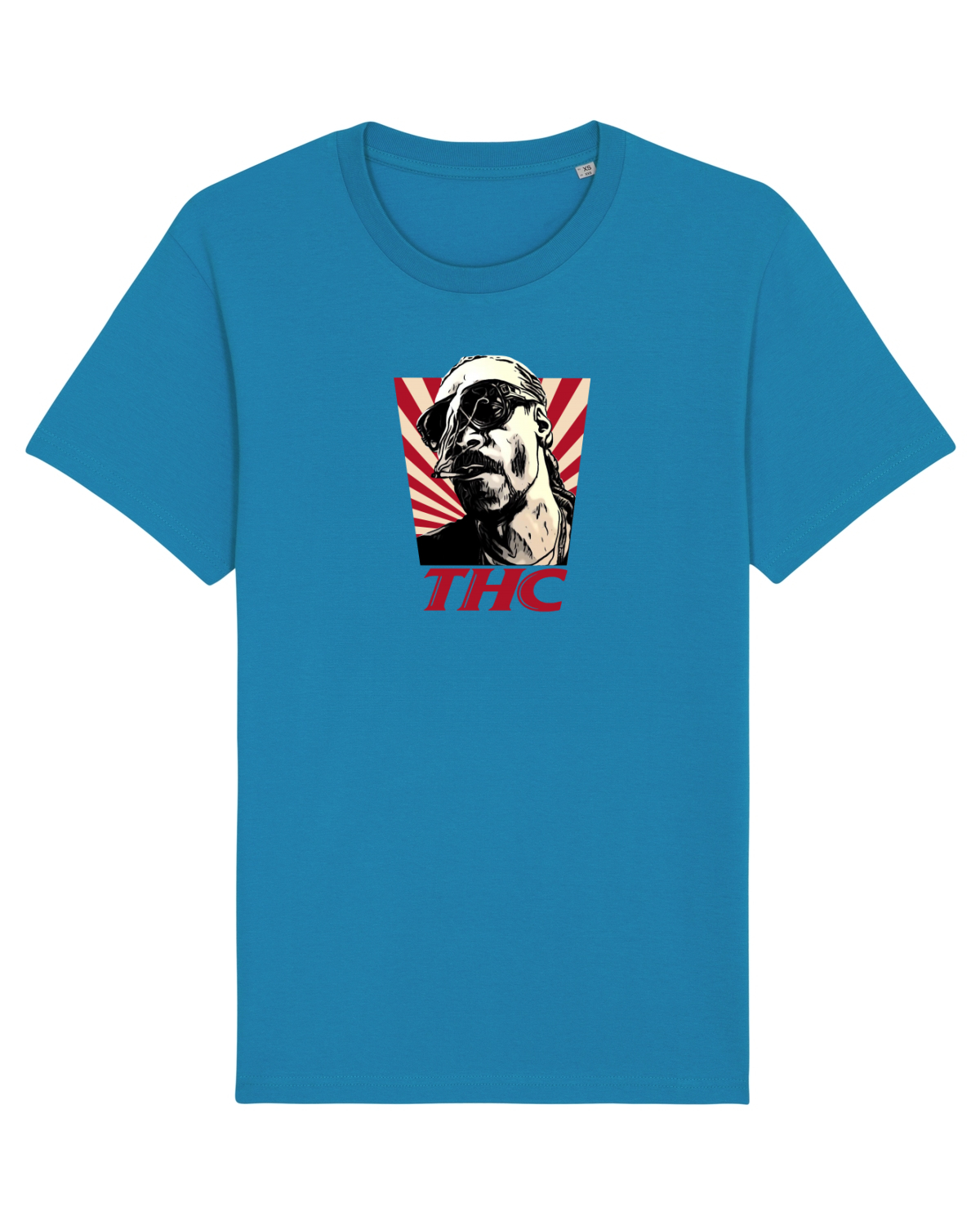 Tricou mânecă scurtă Unisex Rocker Azur