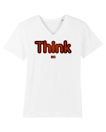 Think BIG  Tricou mânecă scurtă guler V Bărbat Presenter