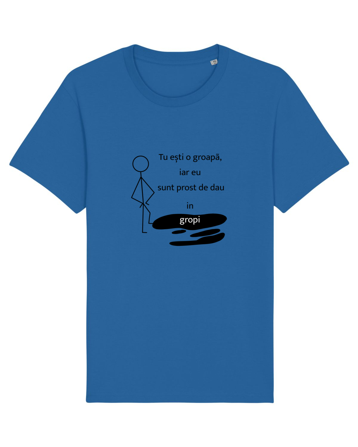 Tricou mânecă scurtă Unisex Rocker Royal Blue