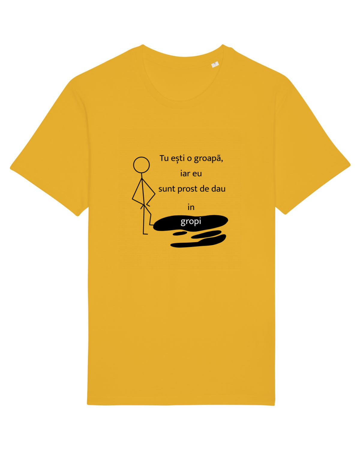 Tricou mânecă scurtă Unisex Rocker Spectra Yellow