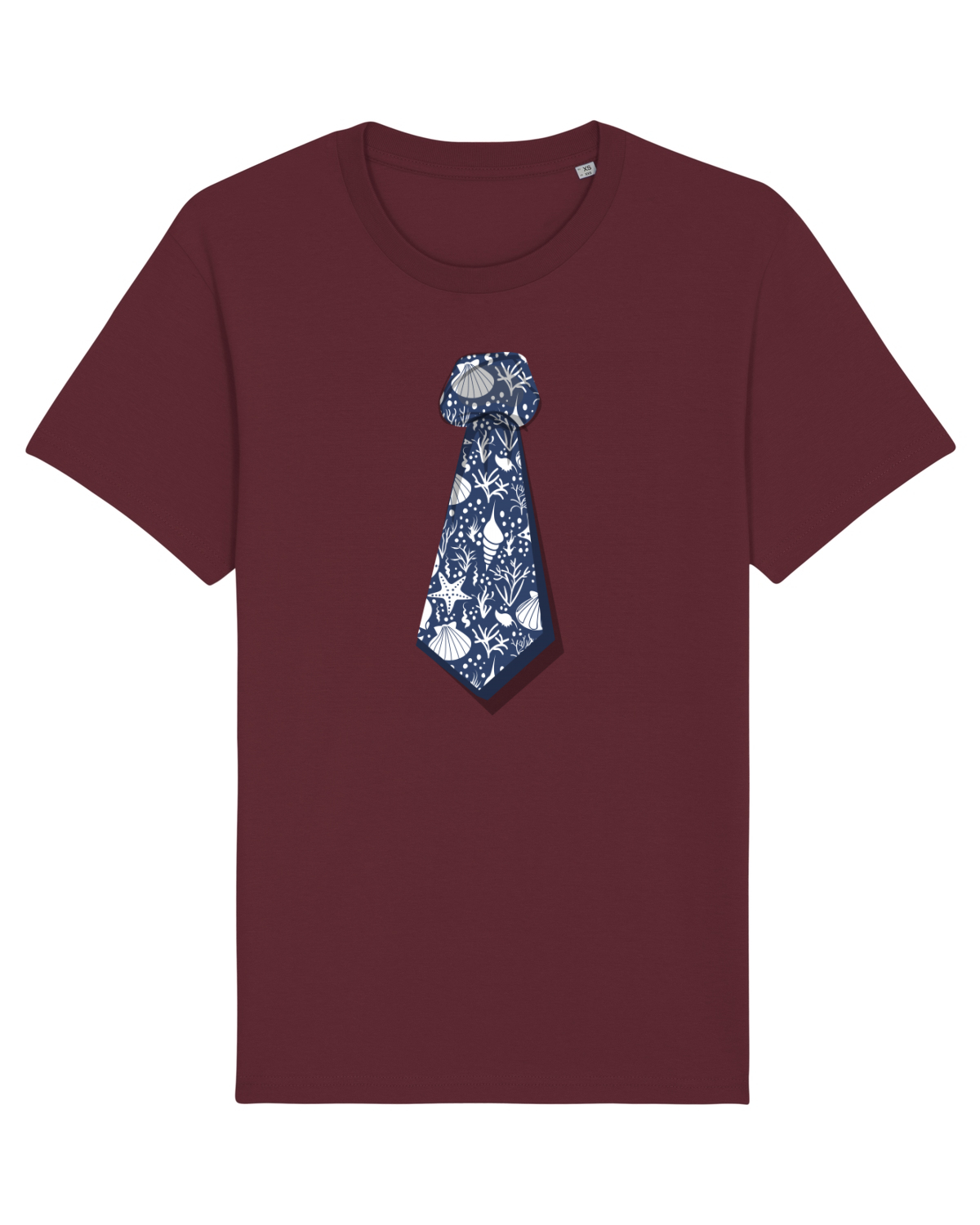 Tricou mânecă scurtă Unisex Rocker Burgundy