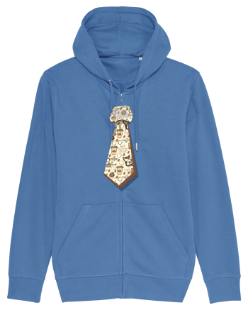 Cravata model cafea Bright Blue