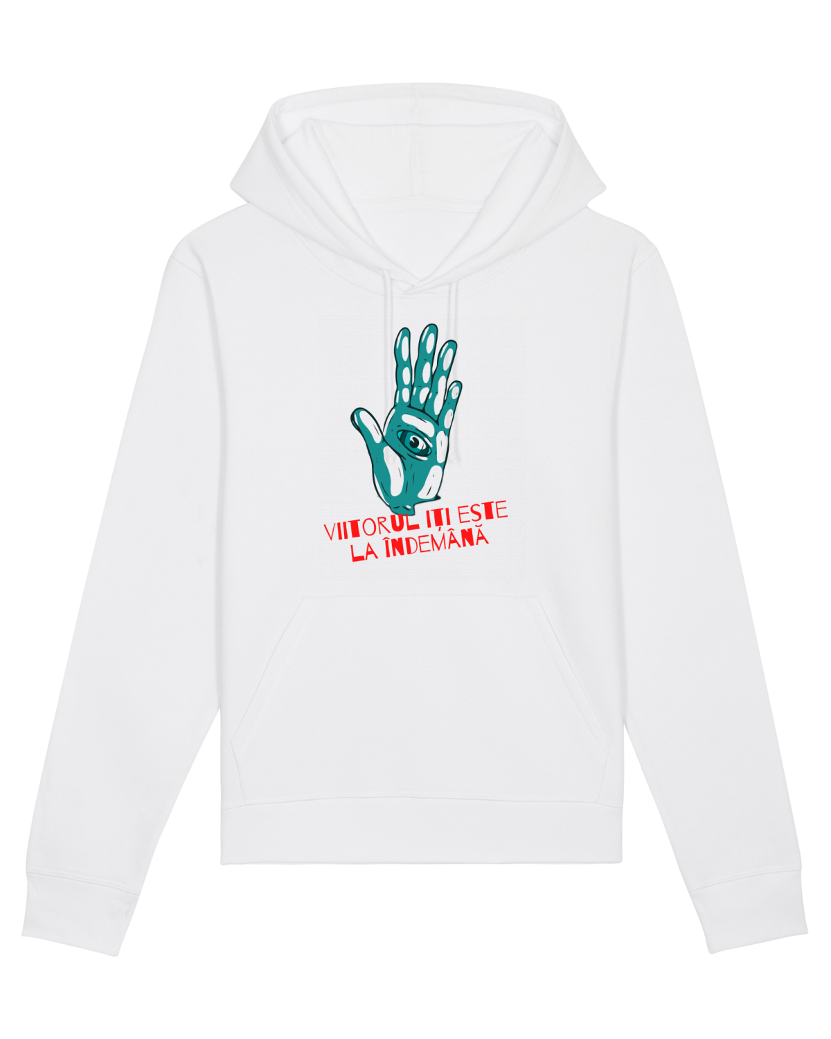 Hanorac Unisex Drummer White