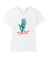 Viitorul iti este la indemana Tricou mânecă scurtă guler V Bărbat Presenter