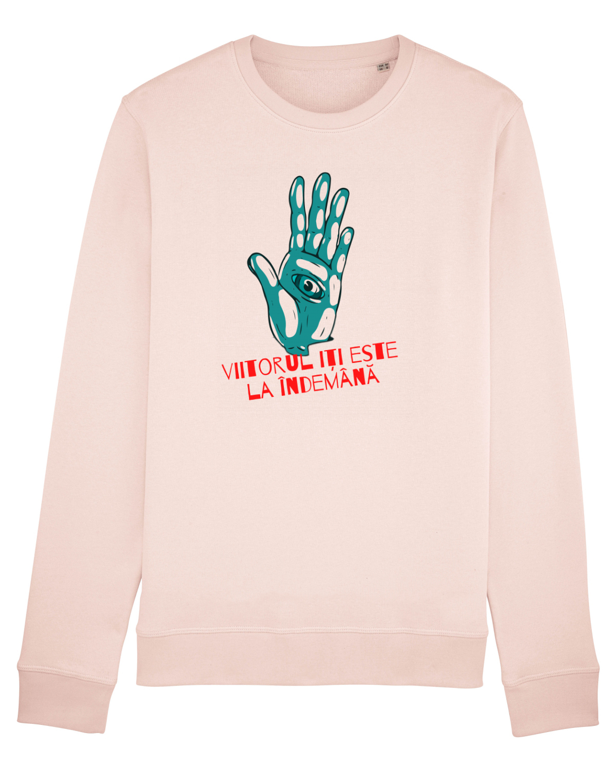 Bluză mânecă lungă Unisex Rise Candy Pink