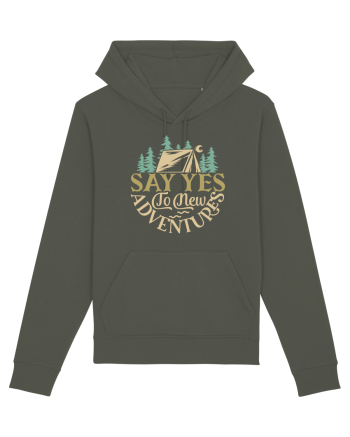 Say yes to new adventures Khaki