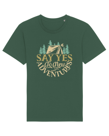 Say yes to new adventures Bottle Green