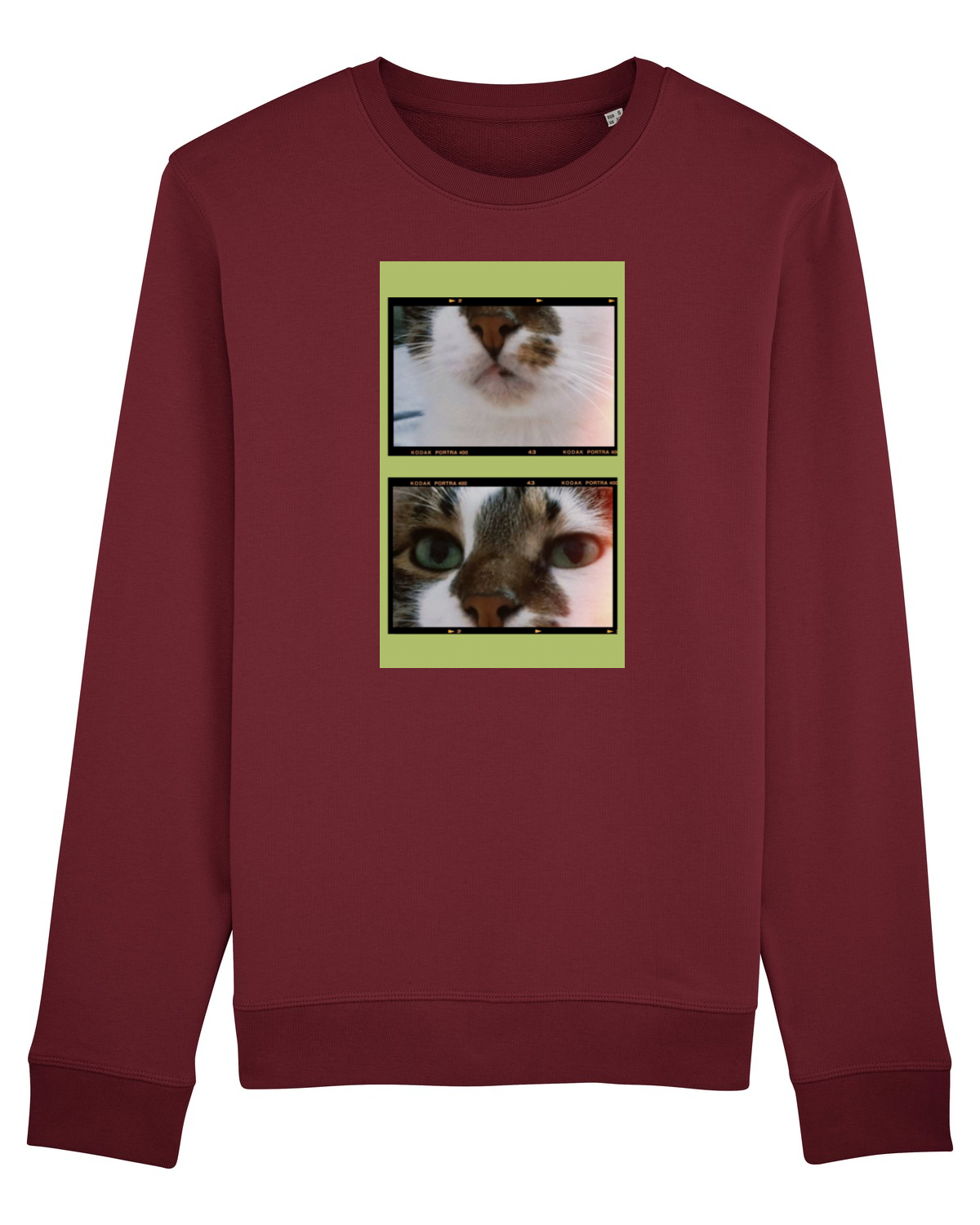 Bluză mânecă lungă Unisex Rise Burgundy