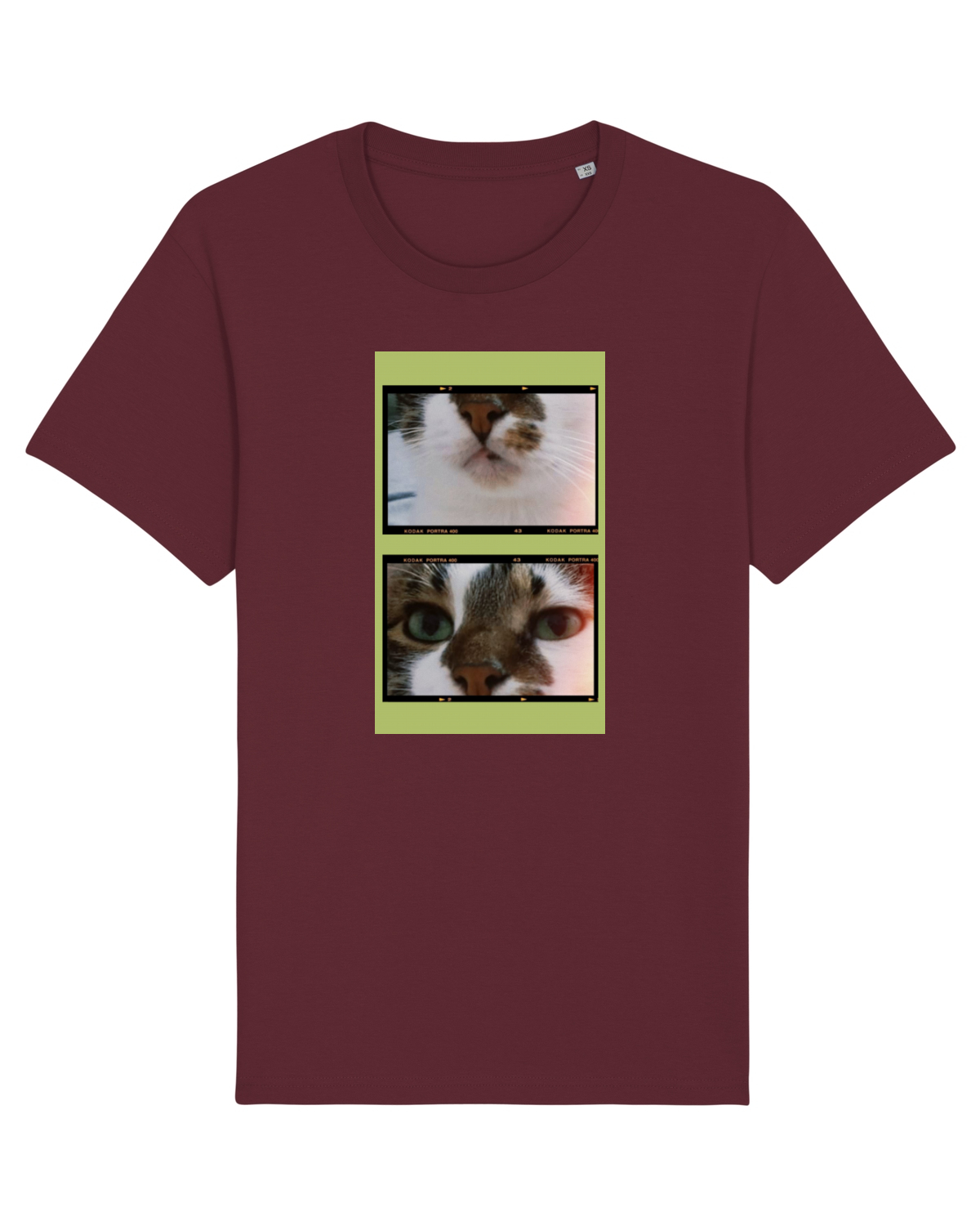 Tricou mânecă scurtă Unisex Rocker Burgundy