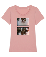 Cats Tricou mânecă scurtă guler larg fitted Damă Expresser