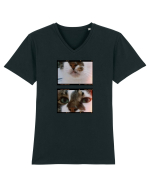 Cats Tricou mânecă scurtă guler V Bărbat Presenter