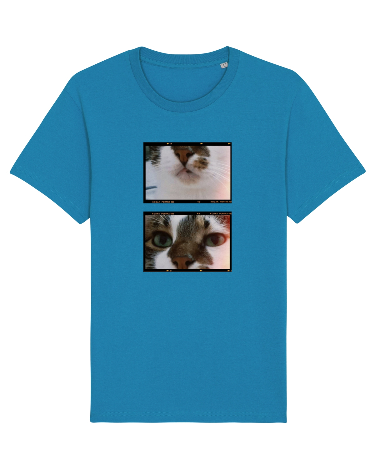 Tricou mânecă scurtă Unisex Rocker Azur