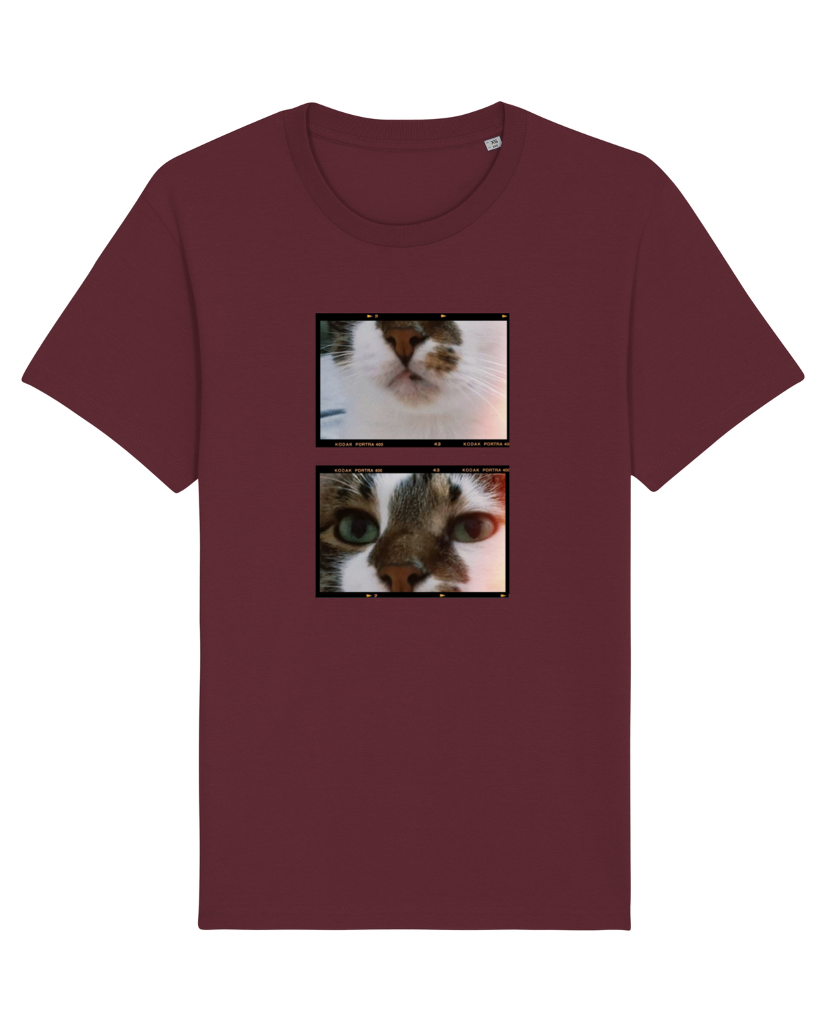 Tricou mânecă scurtă Unisex Rocker Burgundy