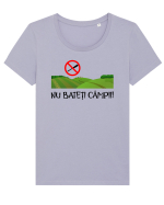Nu bateti campii Tricou mânecă scurtă guler larg fitted Damă Expresser
