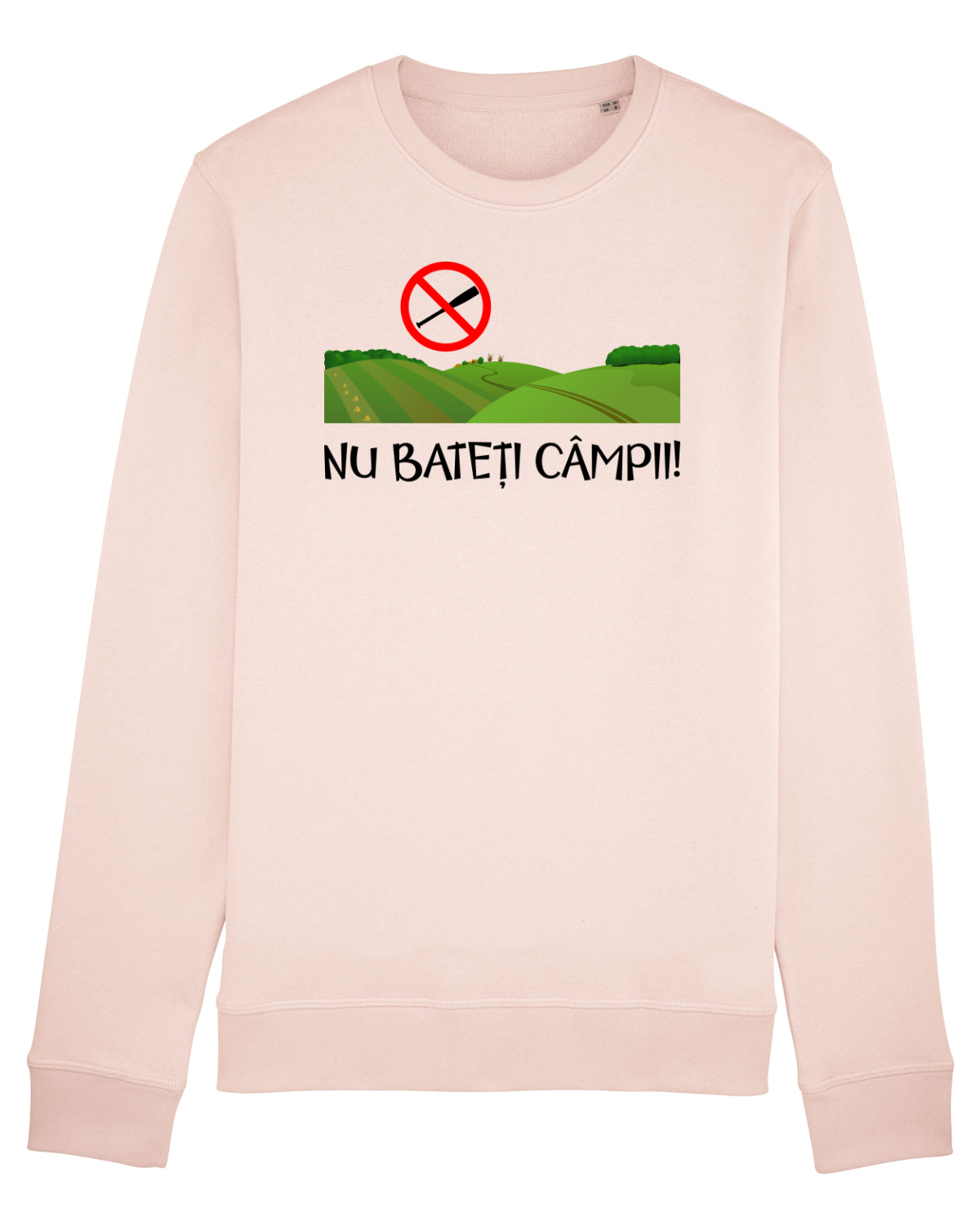 Bluză mânecă lungă Unisex Rise Candy Pink