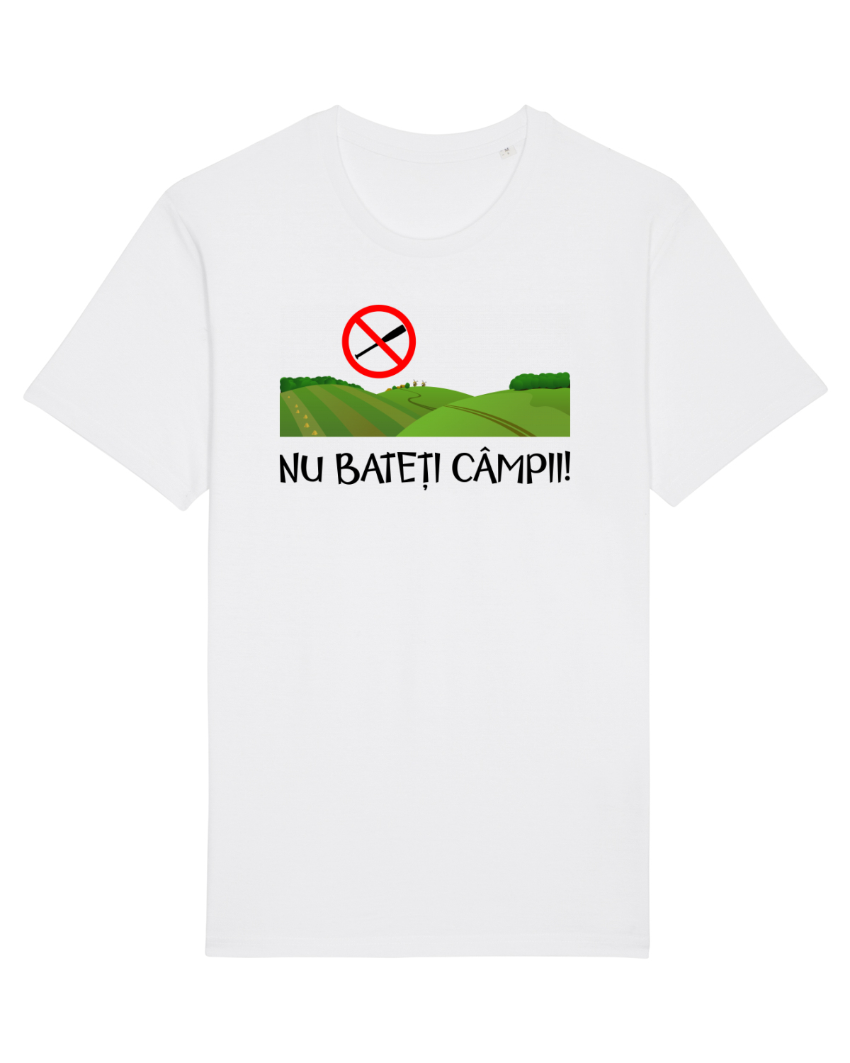 Tricou mânecă scurtă Unisex Rocker White