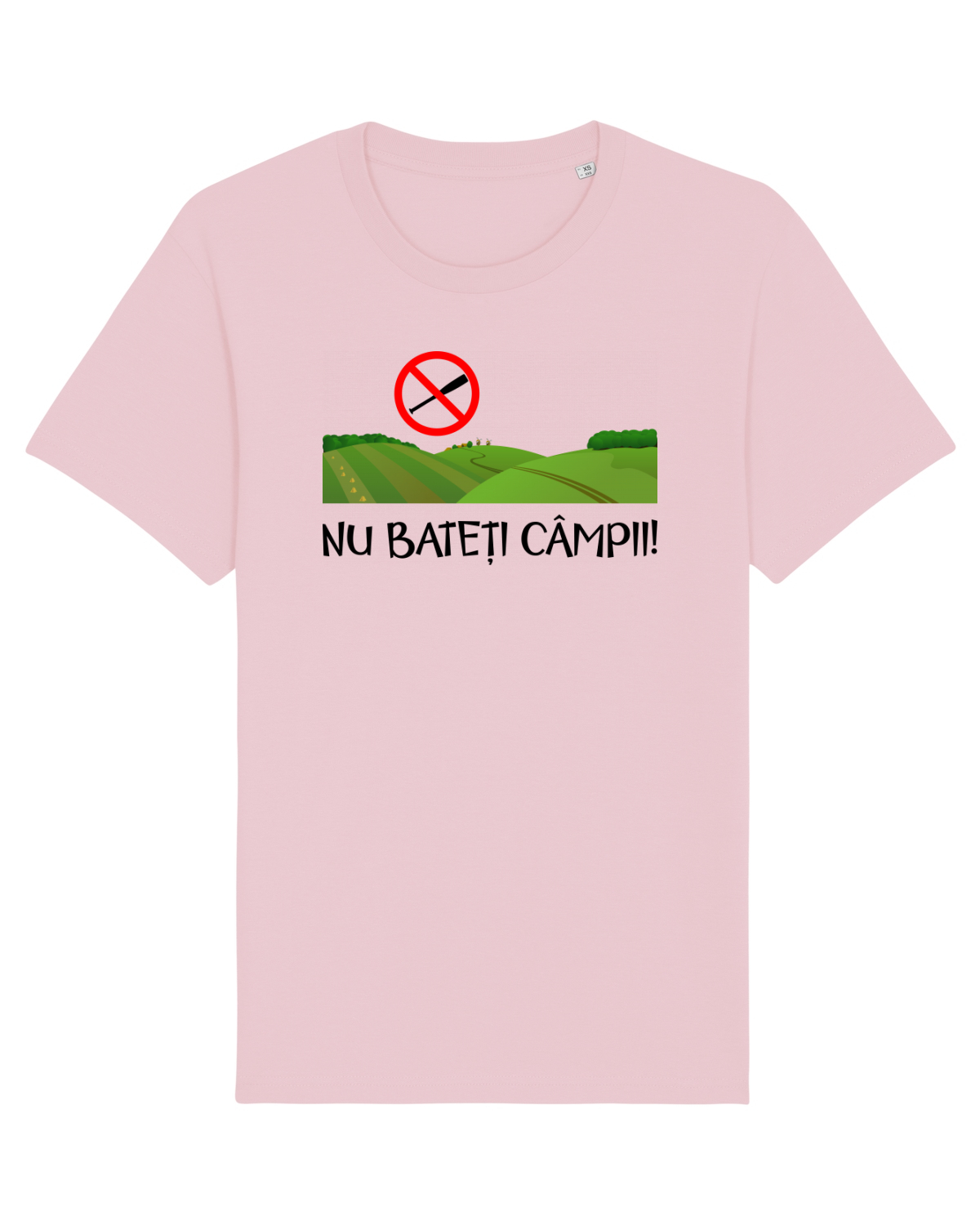 Tricou mânecă scurtă Unisex Rocker Cotton Pink