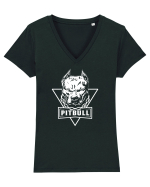 pitbull Tricou mânecă scurtă guler V Damă Evoker