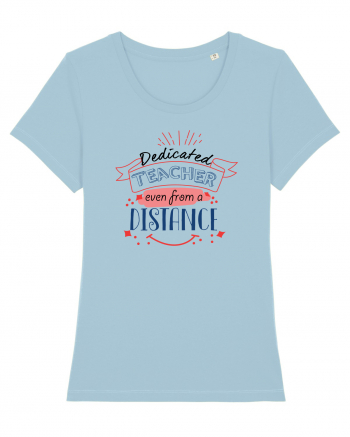 Teacher Social Distance Sky Blue