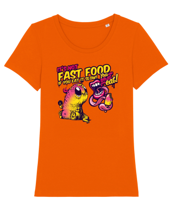 eat slow Bright Orange