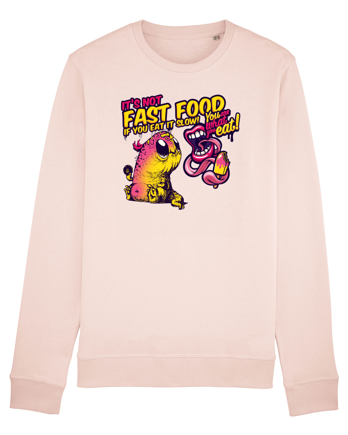 Bluză mânecă lungă Unisex Rise Candy Pink