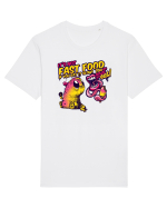 eat slow Tricou mânecă scurtă Unisex Rocker