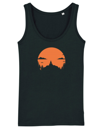 mountains yoga Black