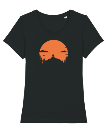 mountains yoga Black
