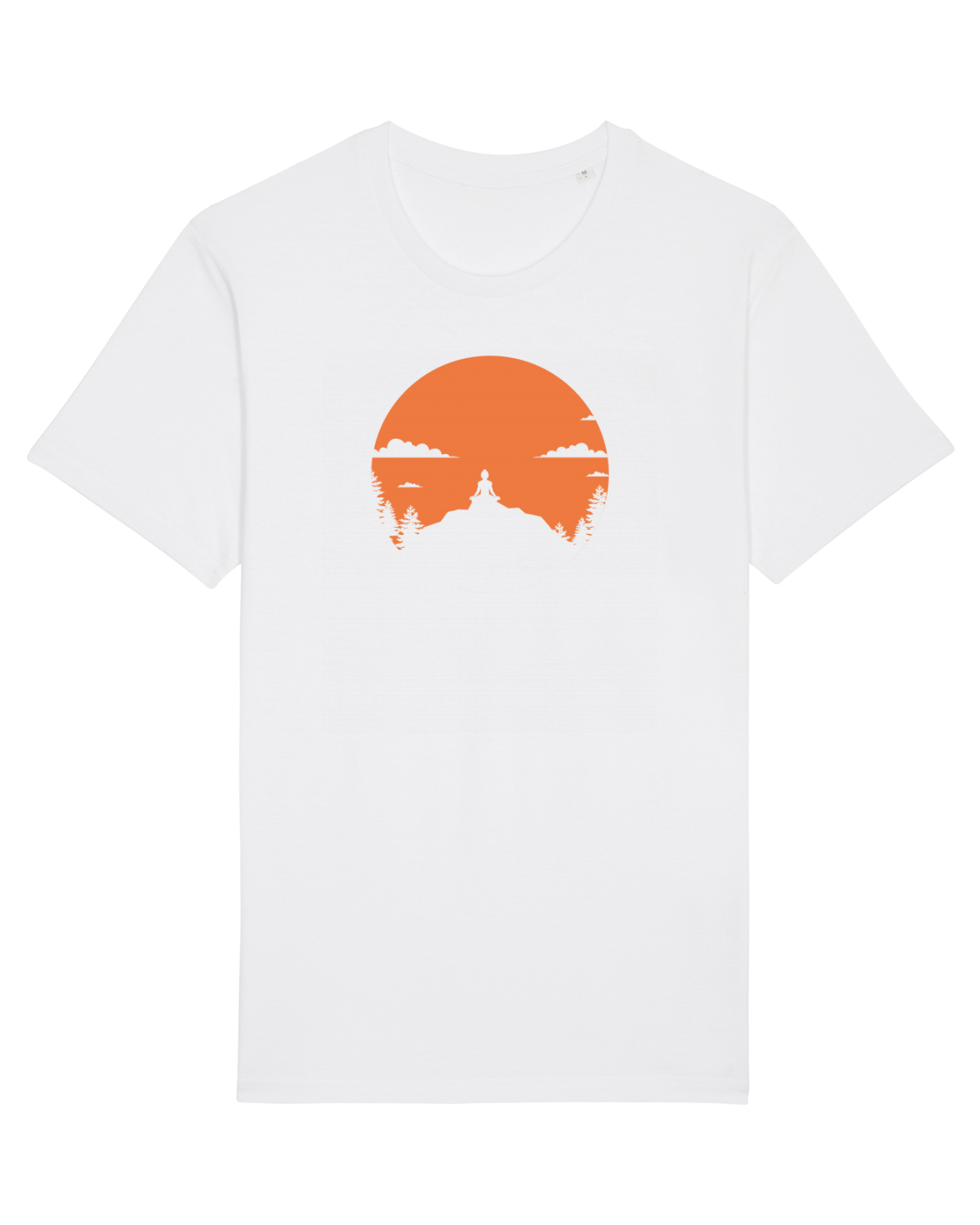 Tricou mânecă scurtă Unisex Rocker White