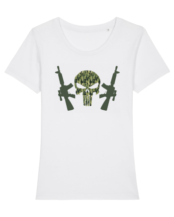 Punisher's Guns White