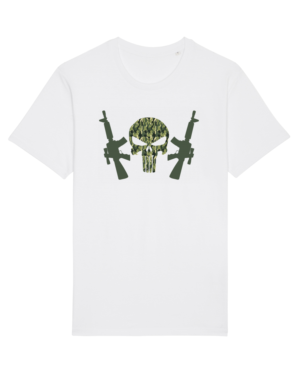 Tricou mânecă scurtă Unisex Rocker White