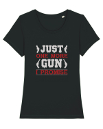Just One More Gun I Promise Tricou mânecă scurtă guler larg fitted Damă Expresser