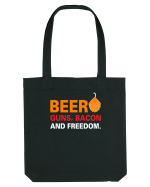 Beer, Guns, Bacon and Freedom Sacoșă textilă