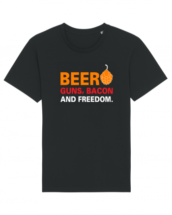 Beer, Guns, Bacon and Freedom Black