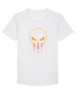 Orange Punisher Tricou mânecă scurtă guler larg Bărbat Skater