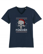 Christmas Punisher Tricou mânecă scurtă guler V Bărbat Presenter