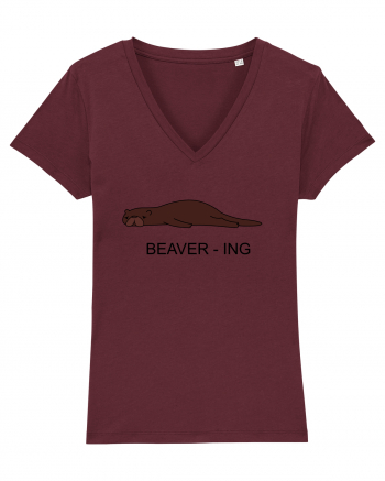 Beaver-ing Burgundy