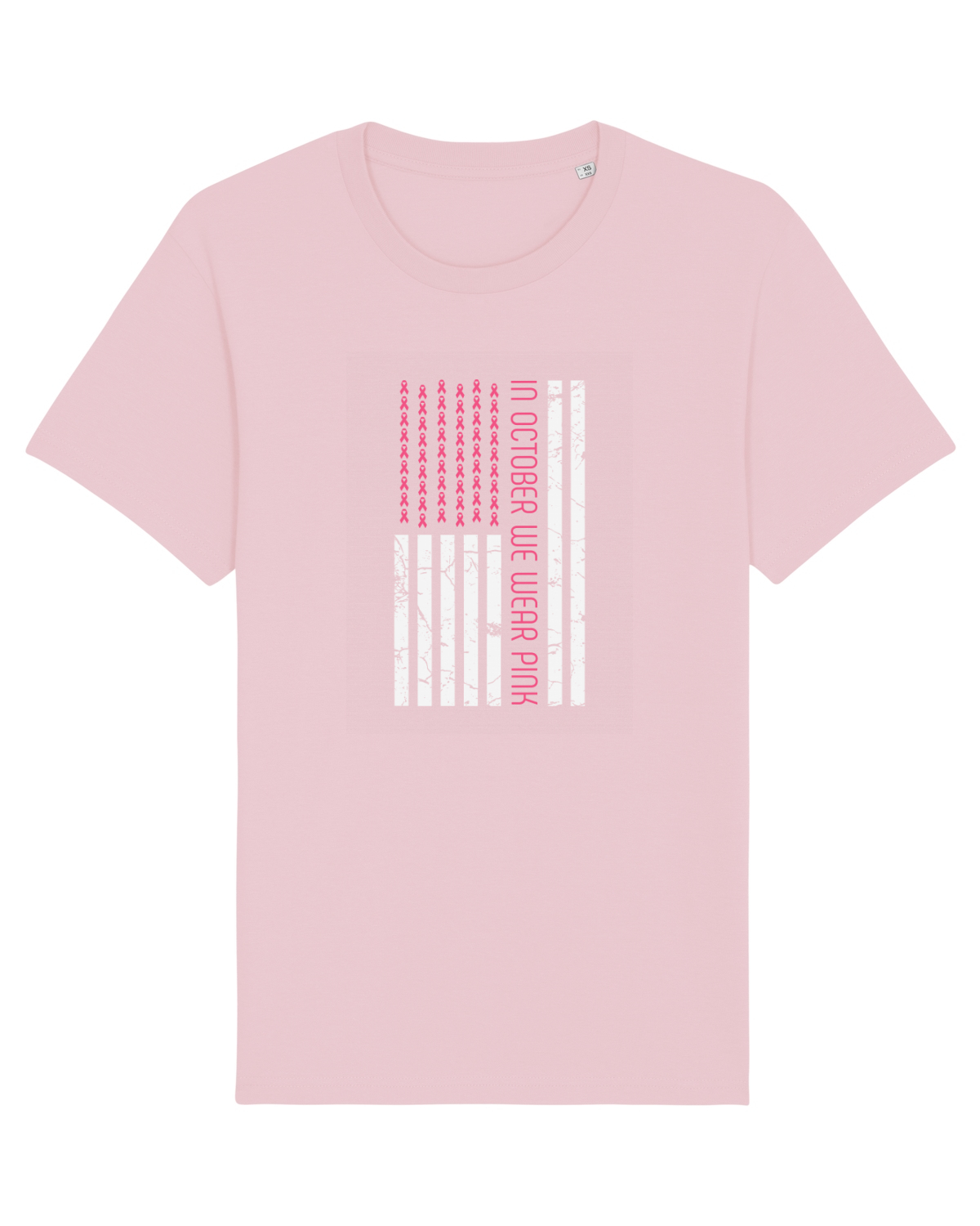 Tricou mânecă scurtă Unisex Rocker Cotton Pink