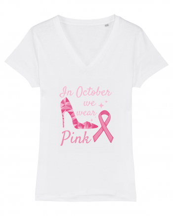 Breast Cancer Awareness Month 3 White