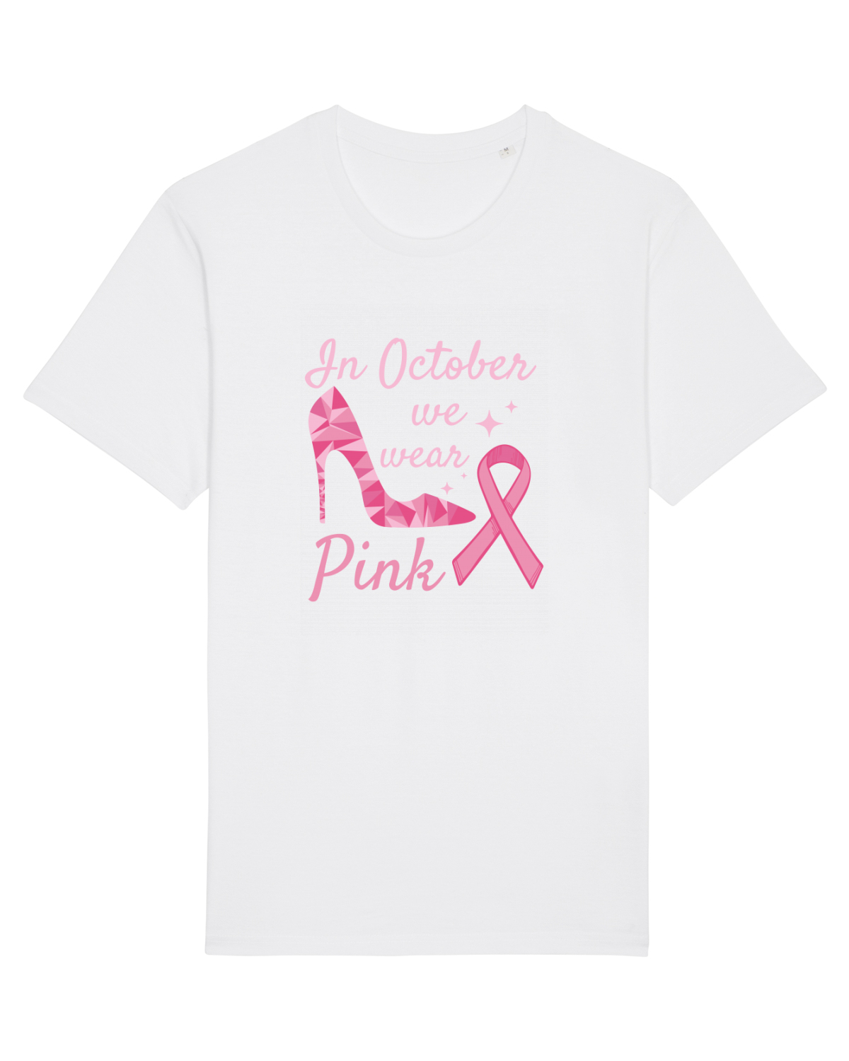 Tricou mânecă scurtă Unisex Rocker White