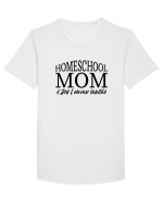 HomeSchool Mom Tricou mânecă scurtă guler larg Bărbat Skater